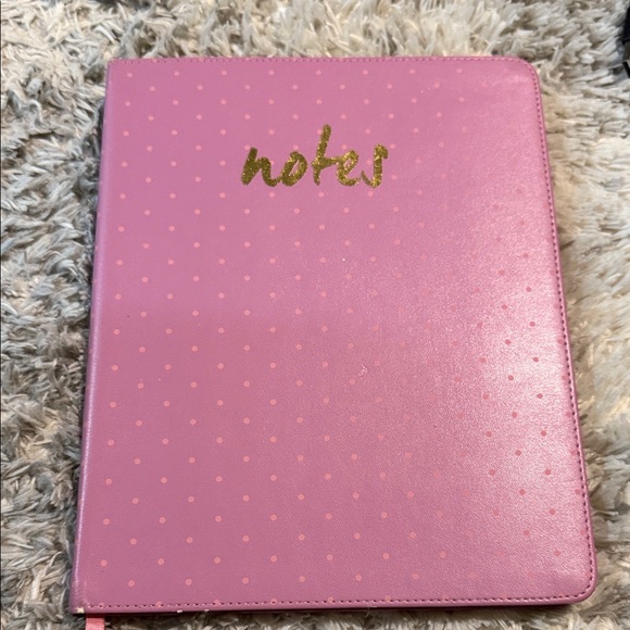Vera Bradley Pink Polka Dot Notebook - Picture 1 of 3